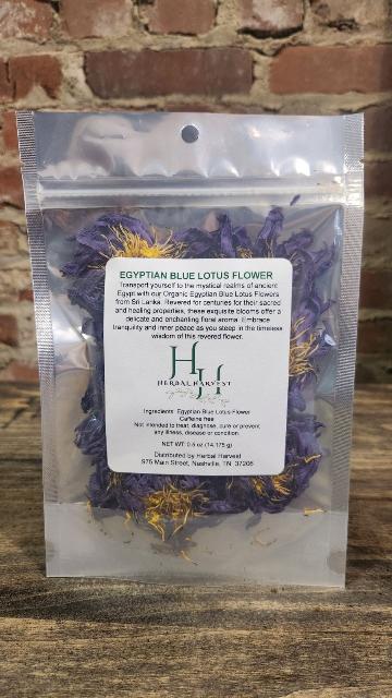 Egyptian Blue Lotus Flowers - Organic